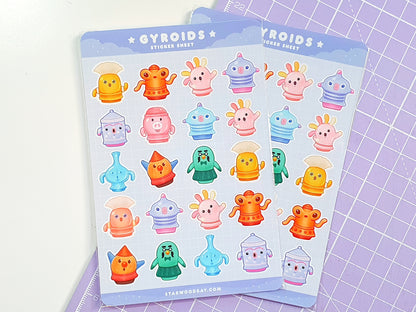 Gyroid Collection Sticker Sheet