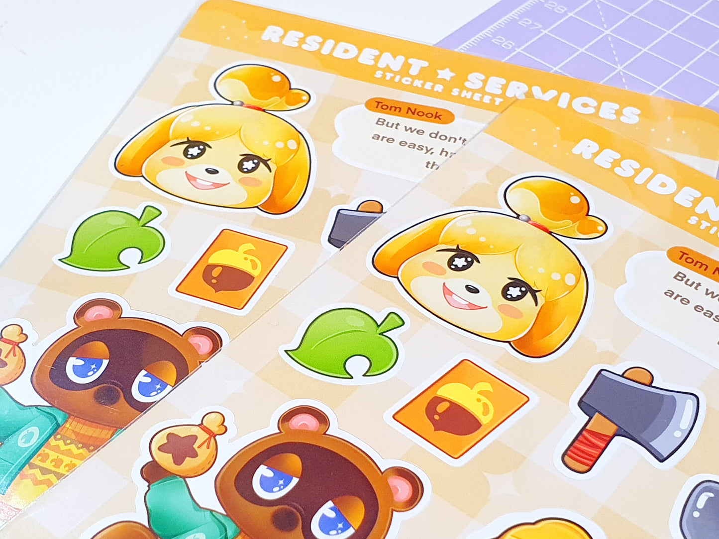 Animal Crossing Residence Services Sticker Sheet