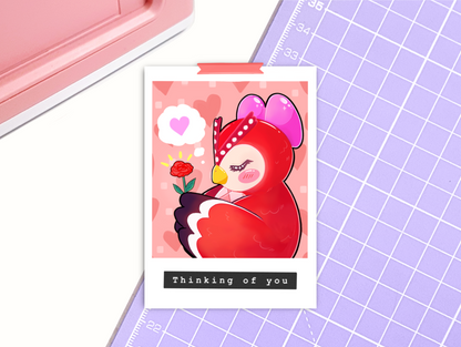 Celeste Polaroid Photo Vinyl Sticker