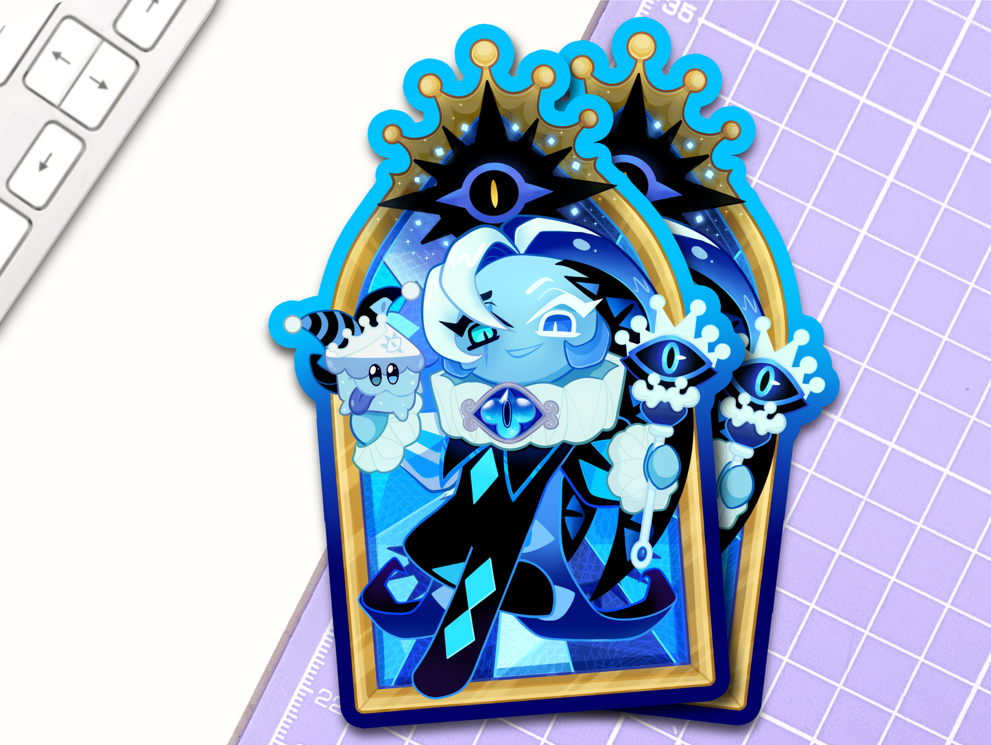 Shadow Milk Waterproof Vinyl Sticker