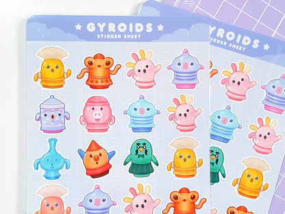 Gyroid Collection Sticker Sheet
