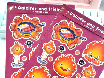 Fire Spirit & Dusty Sprites Sticker Sheet