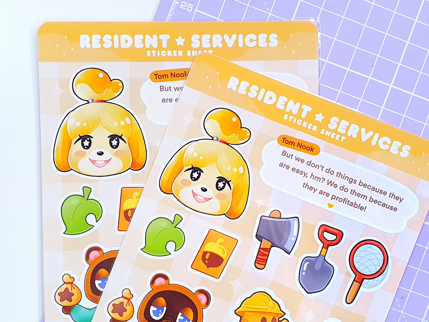 Animal Crossing Residence Services Sticker Sheet
