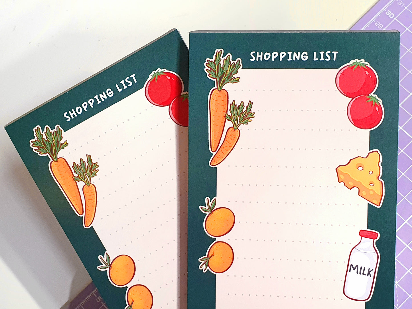 Shopping List Notepad | Grocery Shop Organiser