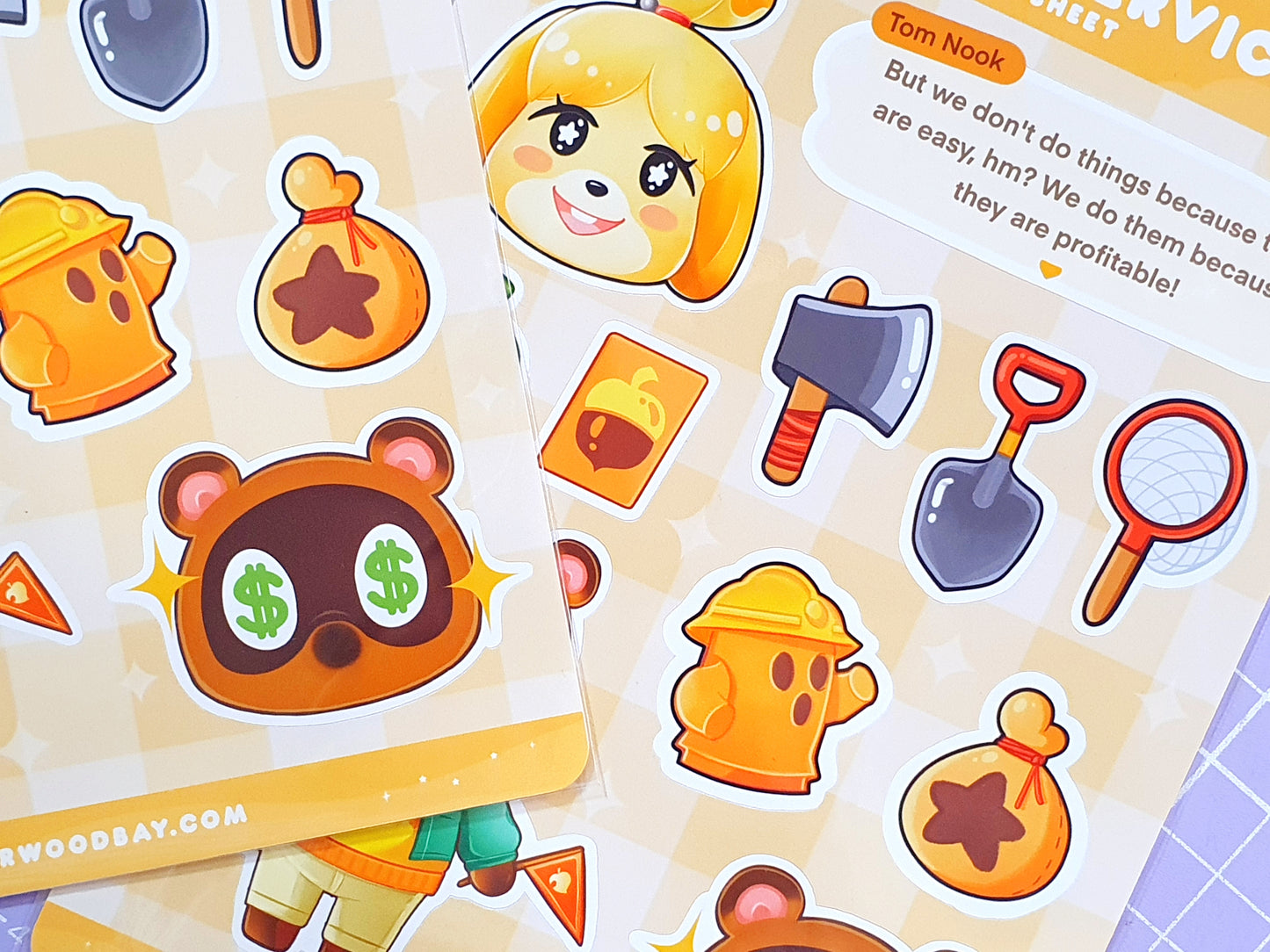 Animal Crossing Residence Services Sticker Sheet