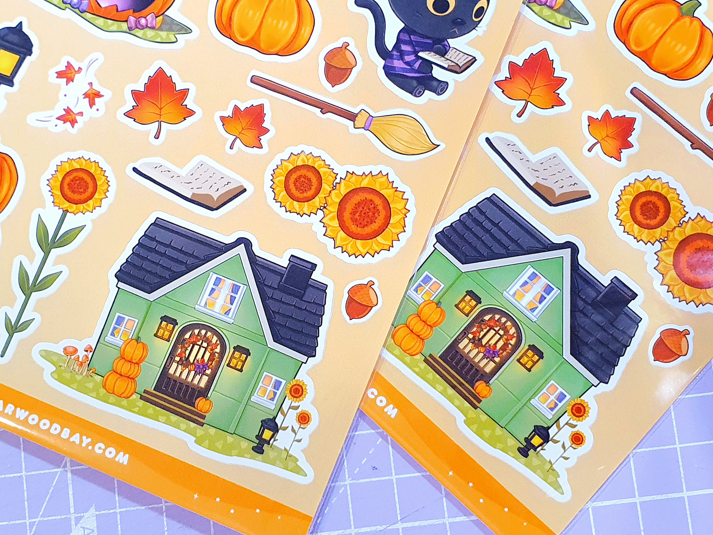 Animal Crossing Autumn Pumpkin Season Sticker Sheet