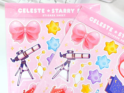 Celeste Starry Sky Sticker Sheet