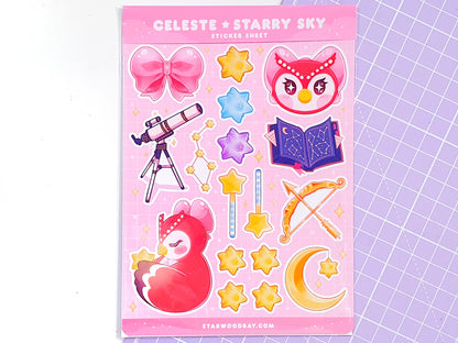 Celeste Starry Sky Sticker Sheet