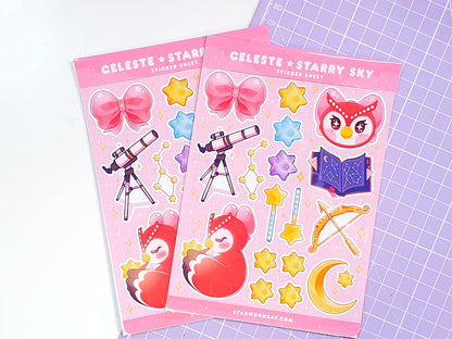 Celeste Starry Sky Sticker Sheet
